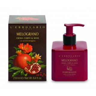 Erbolario Melograno Krém na telo a ruky 250 ml (intenzívna a trvácna citrusová ovocná vôňa)