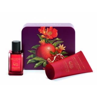 Erbolario Melograno Parfum a krém na telo a ruky v kazete (Darčekový set. Citrusová ovocná vôňa)