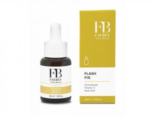 Faebay Flash Fix Rozjasňujúce pleťové sérum s vit.C, kolagénom,kys.hyaluronovou  (Redukuje tmavé kruhy pod očiami a pigmentové škvrny)
