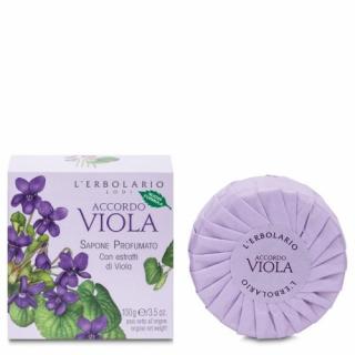 L Erbolario Accordo Viola Mydlo 100 g (Parfumované mydlo s vôňou fialky)