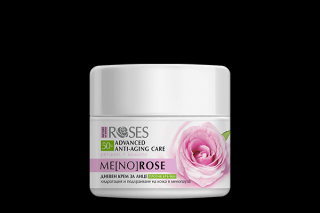 ME[NO]ROSE Pleťový krém na tvár a dekolt pre ženy 50+ (normálna a suchá pleť, špeciálne vyvinutý pre potreby pokožky v období menopauzy)