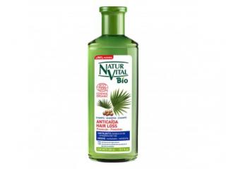 Natur Vital BIO šampón proti vypadávaniu vlasov s výťažkami zo seroeny, 300ml (BIO,Cruelty free, Vegan)