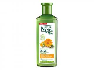Natur Vital Detoxikačný BIO šampón s nechtíkom, VEGAN300ml (Cruelty free, Vegan. Hydratácia a podpora rastu vlasov, čistiaci účinok)