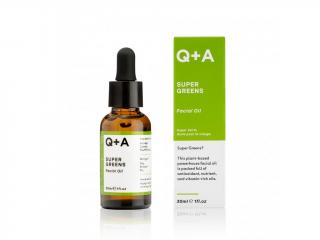Q+A Super Greens olej na tvár, Vegan,30ml (Vegan)