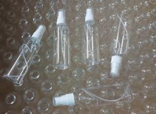 Fľaša PET 100ml, GL20,  bal.100ks, číra s mech. rozprašovačom, L311 (Liekovka 311)