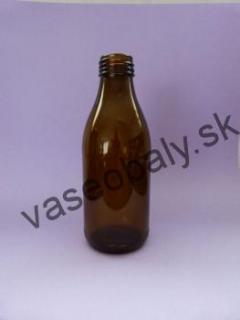 Liekovka 200ml, PALETOVÝ ODBER - 1876ks, GL28, hnedá bez uzáveru, L11 (Liekovka 11)