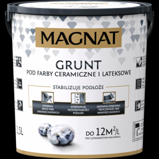 Magnat Grunt základný náter 2,5l (Magnat grunt pod farby ceramiczne i lateksowe 2,5l)
