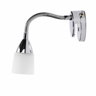 AQUATIC kúpelňové svietidlo s vypínačom a ohybným krkom 1xG9/28W IP20