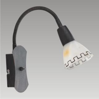 AZTEC nástenné svietidlo s vypínačom + ohybný krk 1xE14/40W