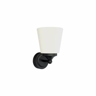 BALI kúpeľňové svietidlo nástenné čierne 1xE14/25W IP44