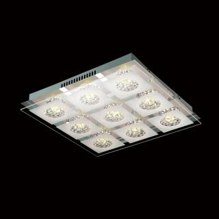 DECLAN stropný ledkový luster s krištálikmi LED/40W/3000K