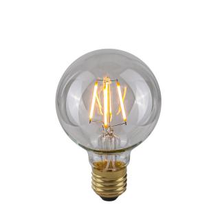 Dekoratívna LED žiarovka G80 číra E27/4W/2200K/400lm
