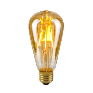 Dekoratívna LED žiarovka jantárová E27/4W/2200K/400lm