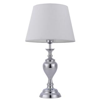 ETIEN nočná lampa chróm/biela 1xE27/60W