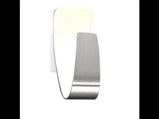 GONDOLA nástenné ledkové svietidlo chróm-biela 1xLED/5W/3100K
