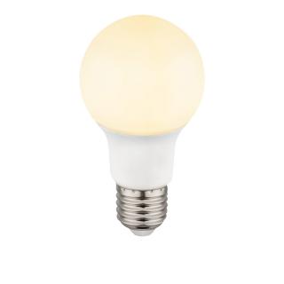 LED žiarovka plastová opálová E27/9W=82W/3000K- teplá biela