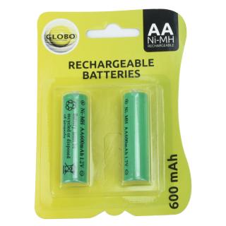 Náhradná nabíjateľná batéria AA Ni-Mh 1,2V/600mAh - balenie 2ks ()