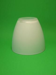 Náhradné sklenené tienidlo SOMA biele matné malé otvor pre závit E14, priemer: 7,2cm