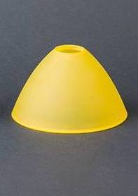 Náhradné tienidlo pre závit E14 (30mm) žlté, priemer: 12,8cm