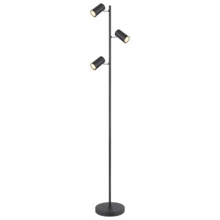 ROBBY stojanová lampa kovová čierna 3xGU10/LED/5W, výška: 154cm