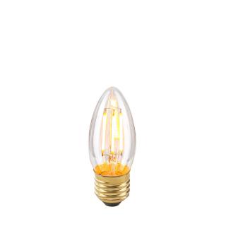 Sklenená LED žiarovka číra E27/4W/2200K/400lm