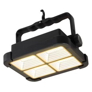 Solárne led svietidlo čierne na zavesenie, na státie alebo na magnet LED 15W/3,2V/4000K IP44