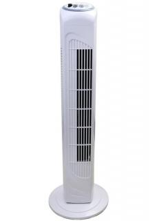 Stĺpikový ventilátor KALORIK 45W biely, výška: 75cm