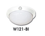 Svietidlo s PIR senzorom FLAVIA biele 1xE27/60W, IP44