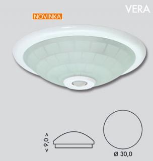 Svietidlo s PIR senzorom VERA biele 2xE27/40W