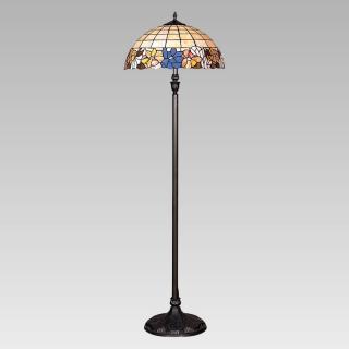 TIFFANY vitrážna stojanová lampa 2xE27/60W č.145