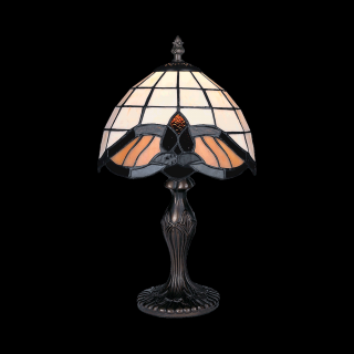 TIFFANY vitrážna stolná lampa 1xE14/40W č.147, výška: 38cm