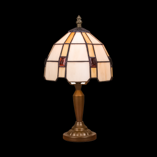 TIFFANY vitrážna stolná lampa 1xE14/40W, výška: 32cm