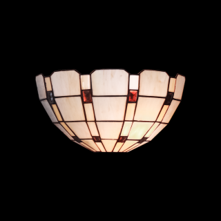 TIFFANY vitrážne nástenné svietidlo 1xE14/40W č.215