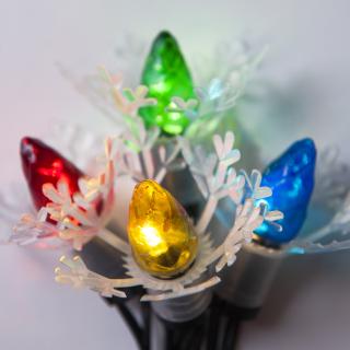 Vianočná reťaz ASTRA LED ŠIŠKA farebná 20LED, 5,7m, USB/batérie