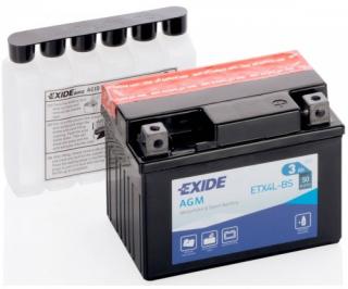 Batéria Exide ETX4L-BS (85x70x113 mm)