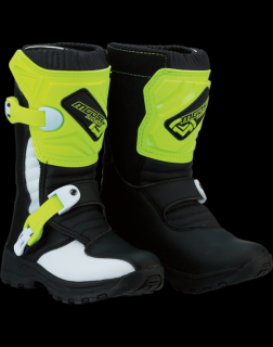 Čižmy Moose Racing S18C M1.3 black/neon yellow detské