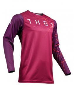 Dres Thor S9 Prime Pro Infection maroon/red orange VELKOST XL ()