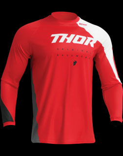 Dres Thor Sector Edge red/white detský (Dostupnosť do)