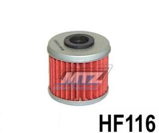 Filter olejový HF116 (HifloFiltro) - Honda CRF250R+CRF250X+CRF450R+CRF450X+CRF150R+TRX450+ Husqvarna TE250+TC250+TCX250+ TE310+ TXC310+ Pol2 CREF450R+CRMF450+CREX500+CRMX500