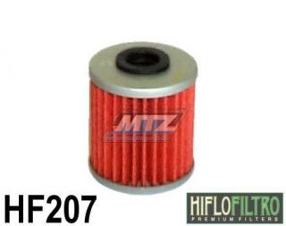 Filter olejový HF207 (Hiflo Filtro) - Suzuki RMZ250+RMZ450+RMX450Z + FL125 Address + Kawasaki KXF250+KXF450 + Beta REV250+EVO250+EVO300 + LML 200 Star
