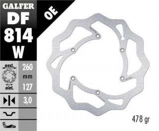Galfer WAWE Predný brzdový kotúč BETA rr 2t + 4t  2013-2021