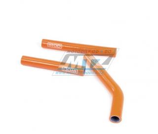 Hadice chladiča KTM 125SX / 07-15 + 150SX / 07-15 + Husqvarna TC125 / 14-15 oranž (sada 3ks)