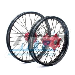 Koleso kompletné zadné 2,15x19 "(červený náboj / čierny ráfik) - Honda CR125 / 02-07 + CR250 / 00-07 + CRF250 / 04-13 + CRF450 / 02-12