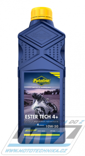 Olej motorový motocyklový Putoline EsterTech Syntec4 + 10W / 50 (balenie 1L)