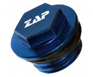 Olejová zátka motora Zap Technix Kawasaki KXF modrá