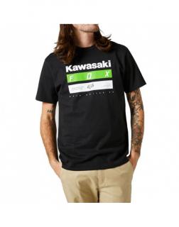 Pánske tričko Fox Kawasaki black (Dostupnosť do vypredania)
