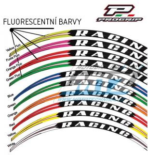 Polepy ráfikov Progrip RACING PG5026/16 - žlté FLUO (12ks=2kolesá)