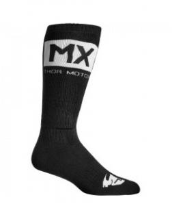Ponožky Thor MX SOLID black/white 44-47 (Dodanie do vypredania)