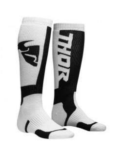 Ponožky Thor S8 MX white/black (Dodanie do vypredania zásob)