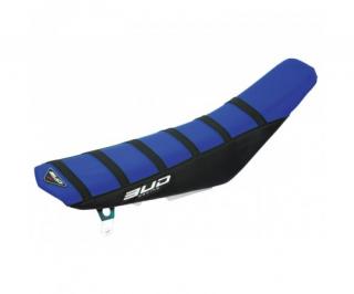 Poťah sedla BudRacing SHERCO 17-18 blue/black/black stripes